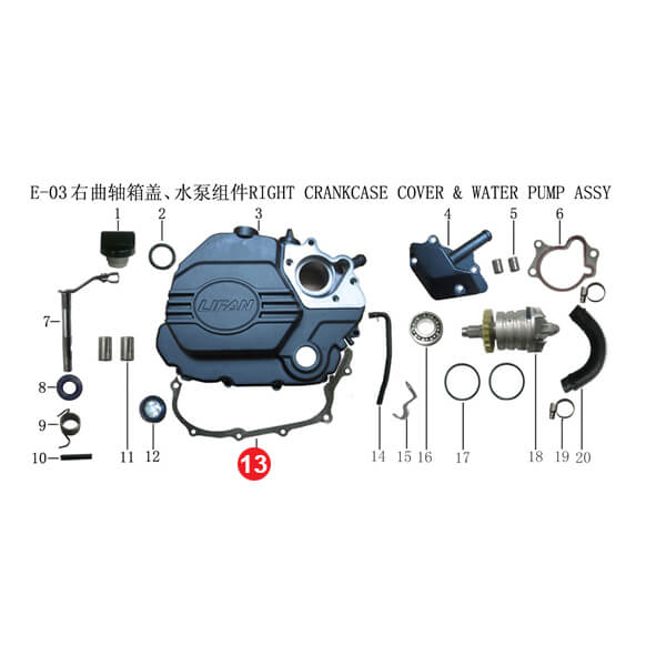 CRANKCASE COVER GASKET RH Price Specification
