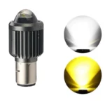 Motorcycle LED Headlight Bulb Motorcycle Light 6000K White 3000K Yellow Hi/Lo Beam - Image 2