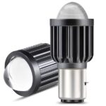 Motorcycle LED Headlight Bulb Motorcycle Light 6000K White 3000K Yellow Hi/Lo Beam - Image 3