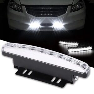 MotorCycle 9 LED High Power LED Daytime Running Lights - Image 4