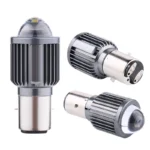 Motorcycle LED Headlight Bulb Motorcycle Light 6000K White 3000K Yellow Hi/Lo Beam