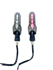Motorcycle Turn Signals LED with Integrated Daytime Running Lights DRL - Image 3