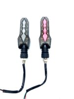 Motorcycle Turn Signals LED with Integrated Daytime Running Lights DRL - Image 3