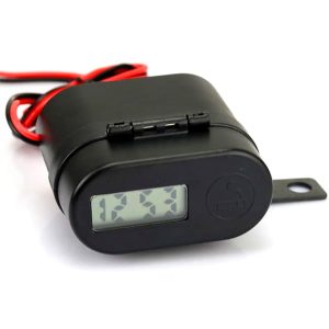 Motorcycle cigarette-Lighter with Clock/USB