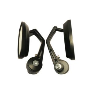 Bike Bar End Rare View Oval Shape Side Mirrors - Image 3