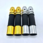 Universal Motorcycle Handle-bar Grips CNC Aluminum Rubber Motorbike Handle Bar Grips for 7/8" Handle Bar