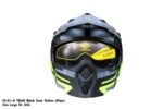 MotorCycle Helmet FASEED FS-X Black Yellow Grey - Image 2