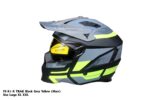 MotorCycle Helmet FASEED FS-X Black Yellow Grey - Image 6