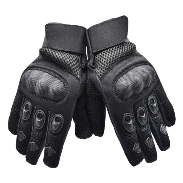 "Biker Mesh Gloves Black"