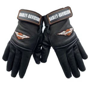 "Genuine leather gloves"
