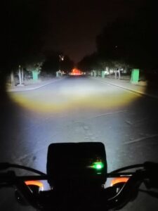 Motorcycle Fog Lights,Motorcycle LED Headlight Owl Shape with High Low Beam,Universal Driving Light - Image 4