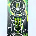 Gas Cap Fuel Tank Pad Protection Stickers Decal Monster