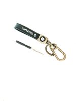 Key Chain Leather/Metal Type Suzuki Logo