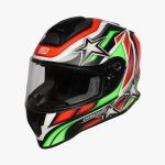 MOTORCYCLE HELMET ORIGINE Kids Stars Revolution Italy Black – Matt