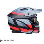 MotorCycle Helmet FASEED FS-X1-X Black Red Grey