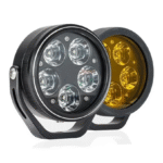 HJG 5 LED Round CREE Foglight with Yellow Cover - Image 2