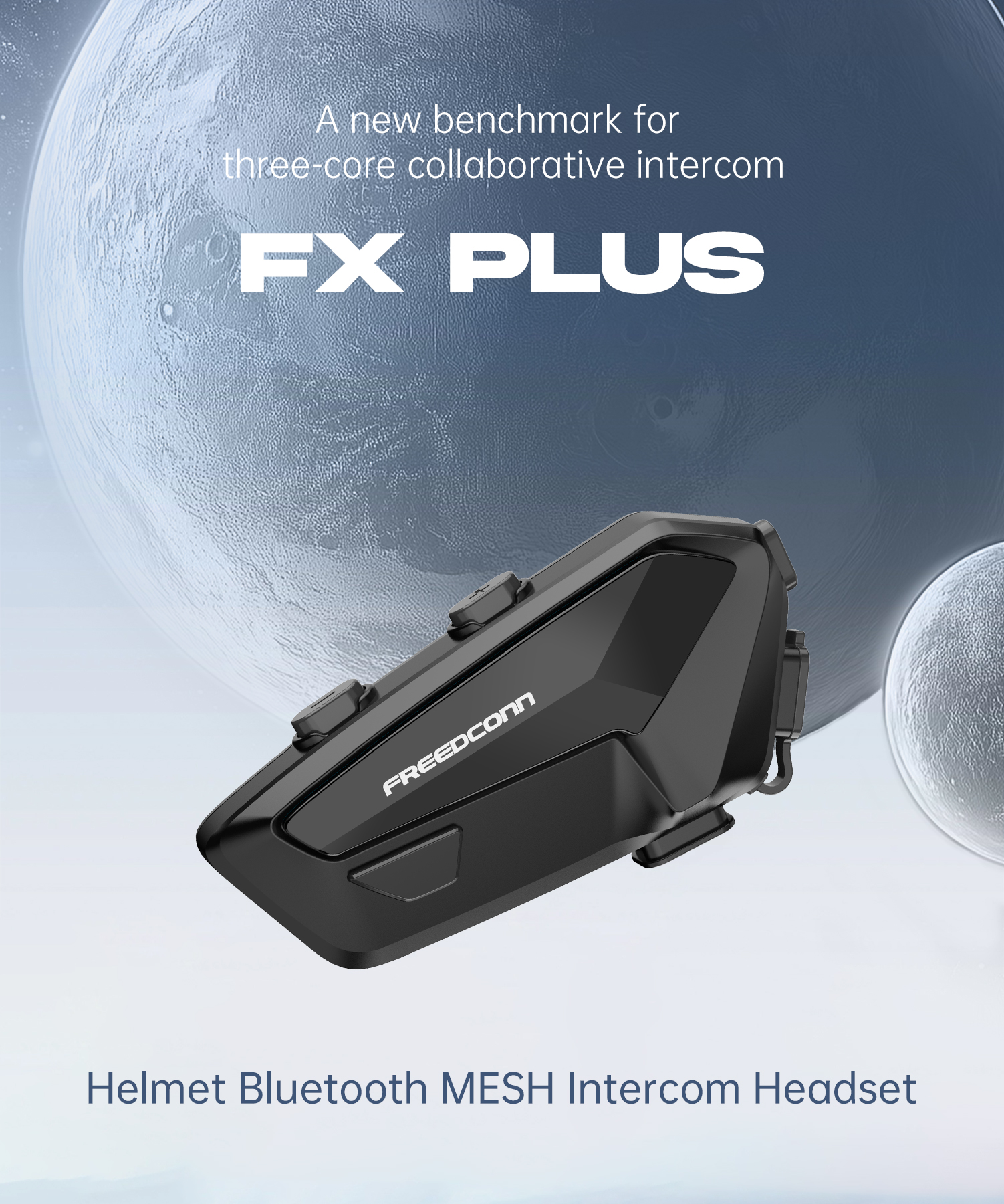 FX-Plus-1 FreedConn FX Plus Motorcycle Bluetooth Headset - Image 1