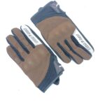 Motorcycle Summer Riding Gloves with Touch Screen, ABS Knuckle Protection & Anti-Slip Leather Grip