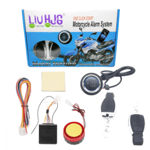 HJG Push Start Bluetooth Security Lock for Motorcycle – Anti Theft Alarm System